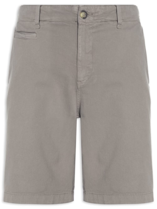 Bermuda Masculina Comfort Com Elástico - Marrom