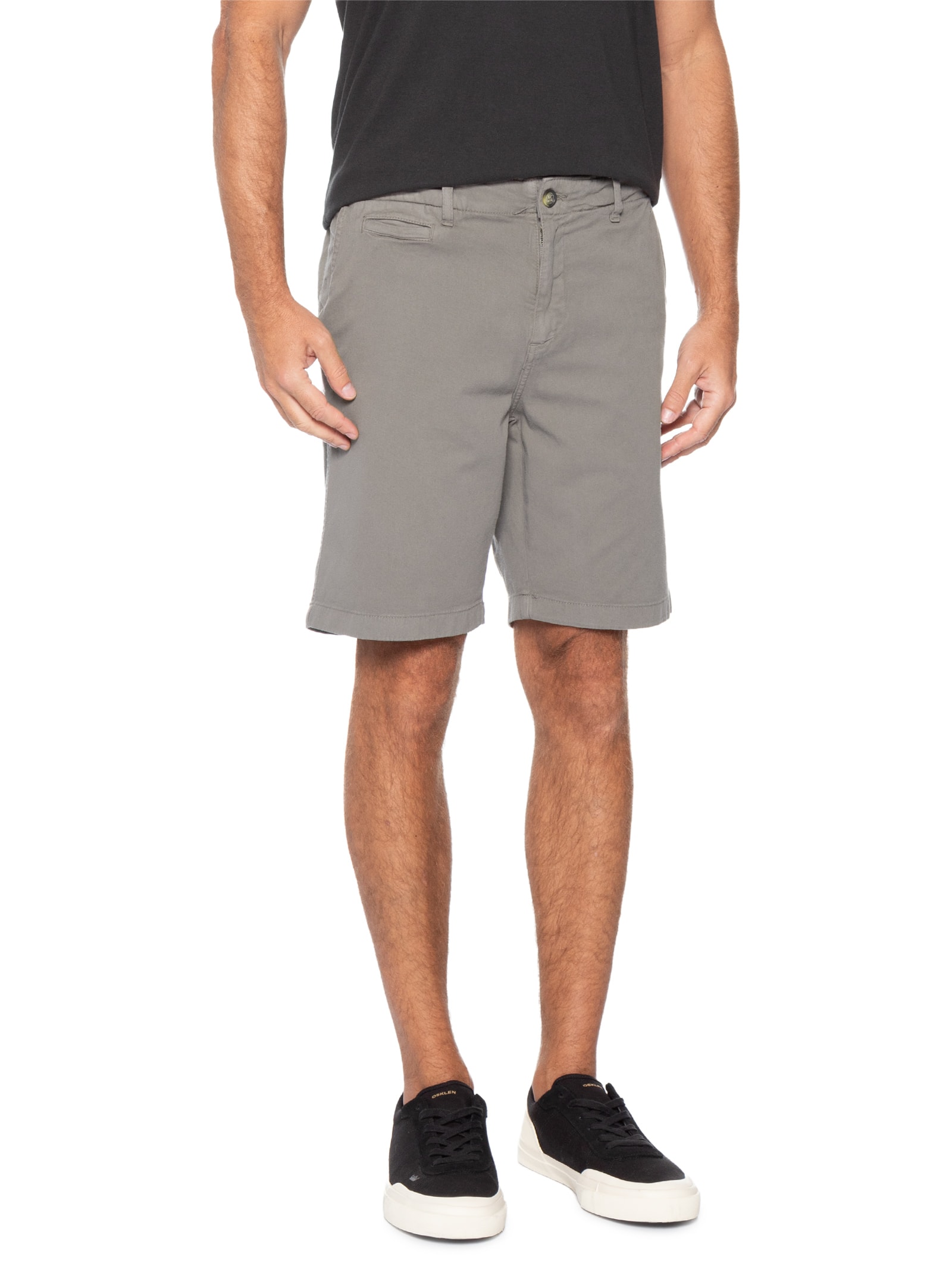 Bermuda Masculina Comfort Com Elástico Marrom Pineapple