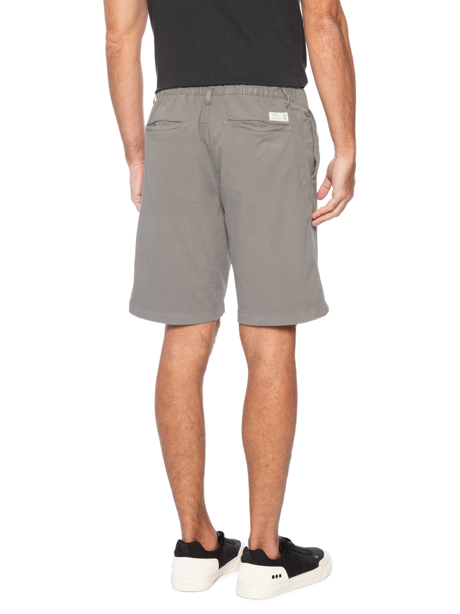 Bermuda Masculina Comfort Com Elástico Marrom Pineapple