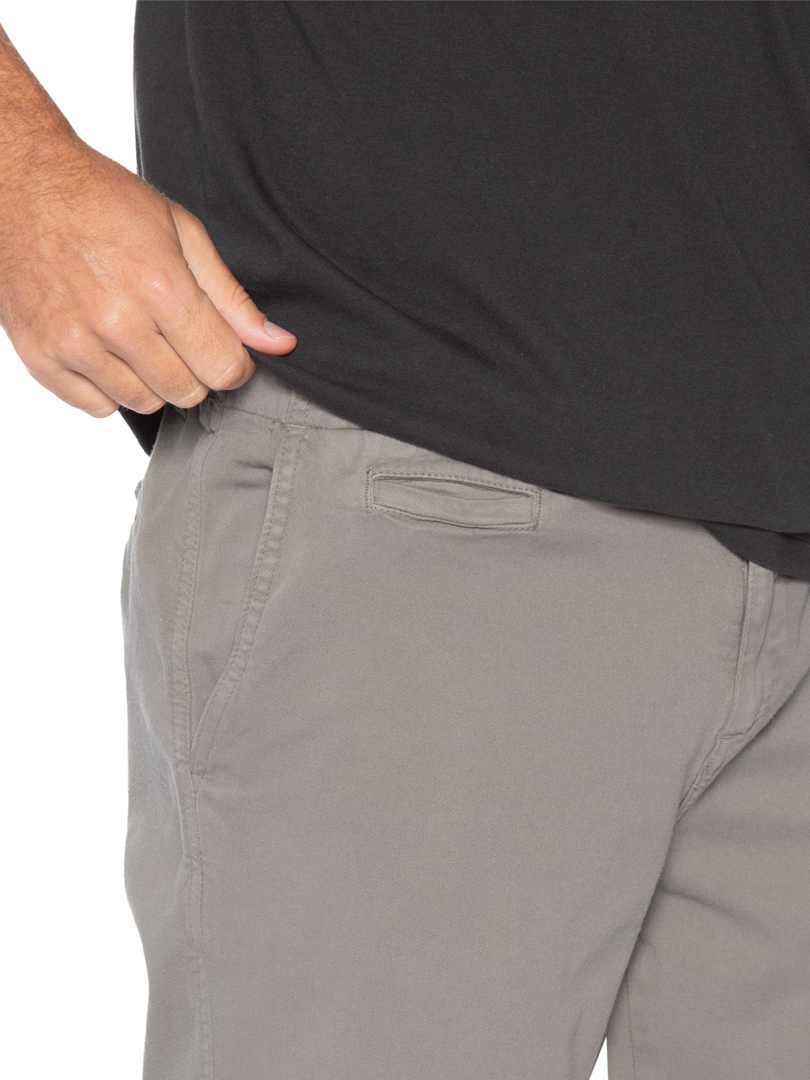 Bermuda Masculina Comfort Com Elástico Marrom Pineapple
