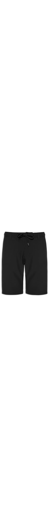 Bermuda Masculina Comfy Com Cós De Elástico - Preto