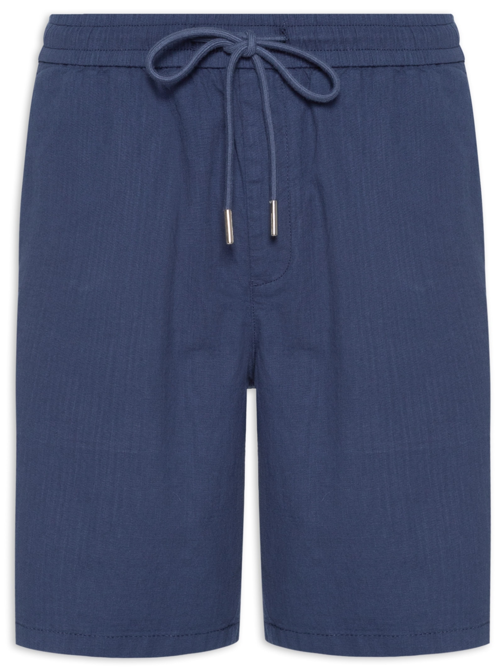 Bermuda Masculina Cós de Elástico Básica Azul '2 Essential