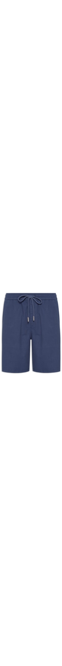 Bermuda Masculina Cós de Elástico Básica - Azul