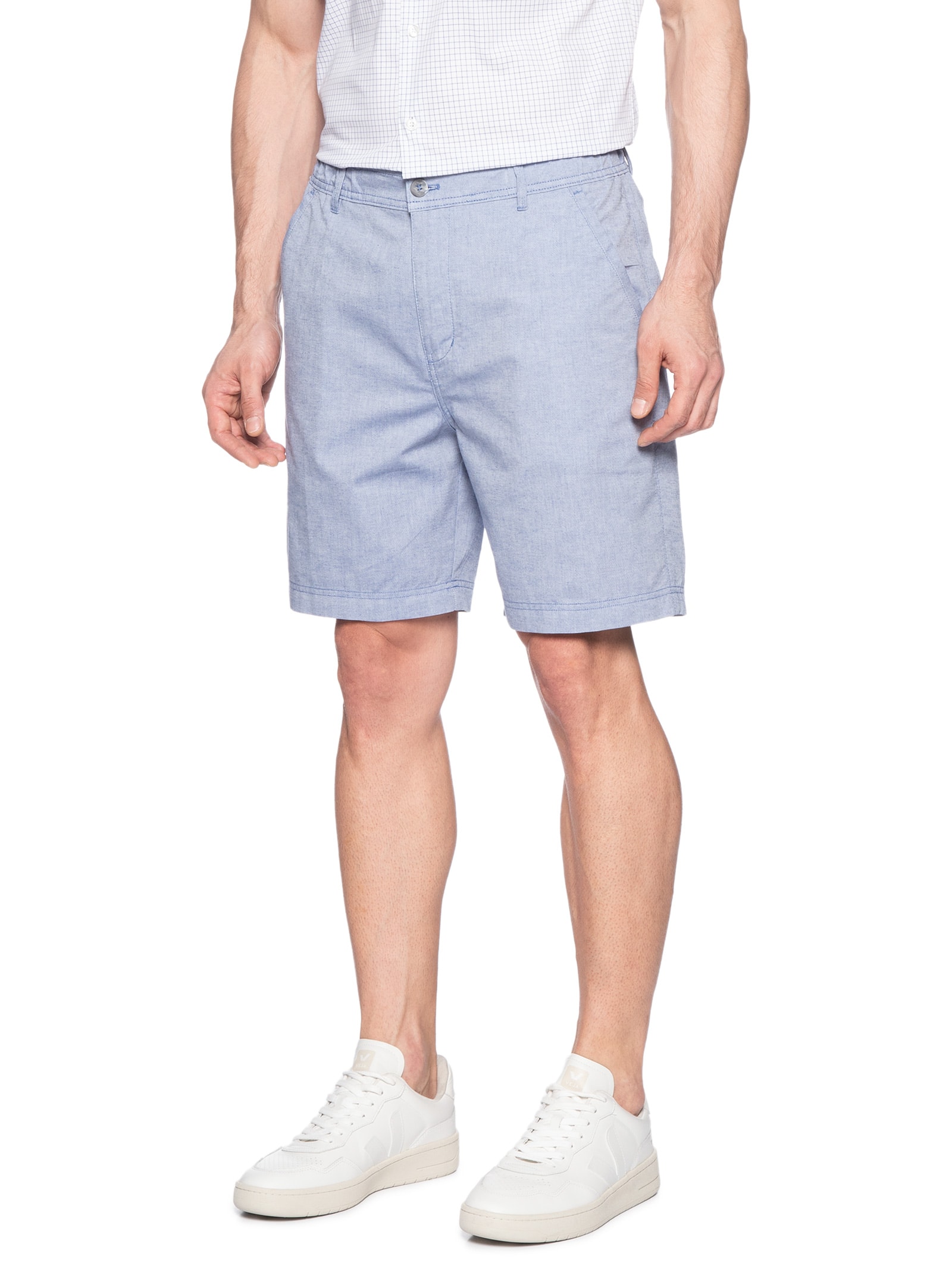 Bermuda Masculina Cós Elástico Azul '2 Essential