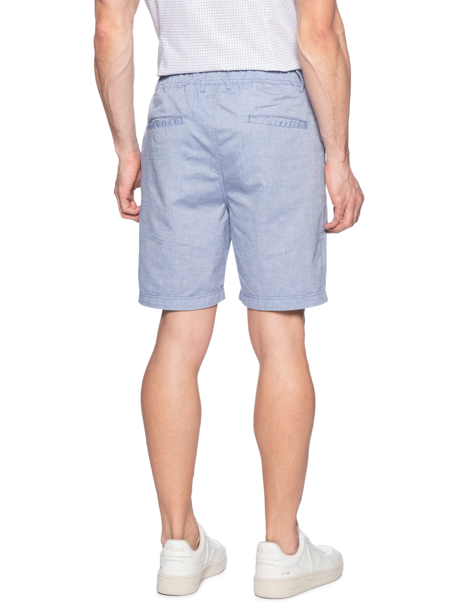 Bermuda Masculina Cós Elástico Azul '2 Essential