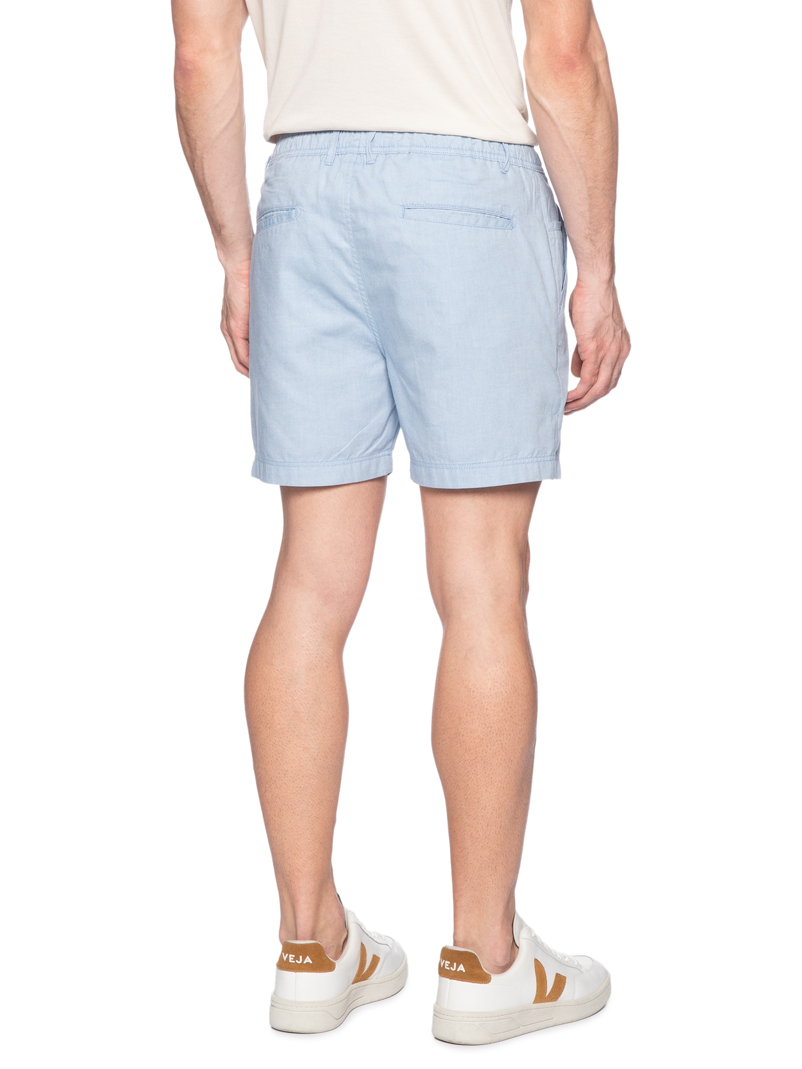 Bermuda Masculina Cós Elástico Azul '2 Essential