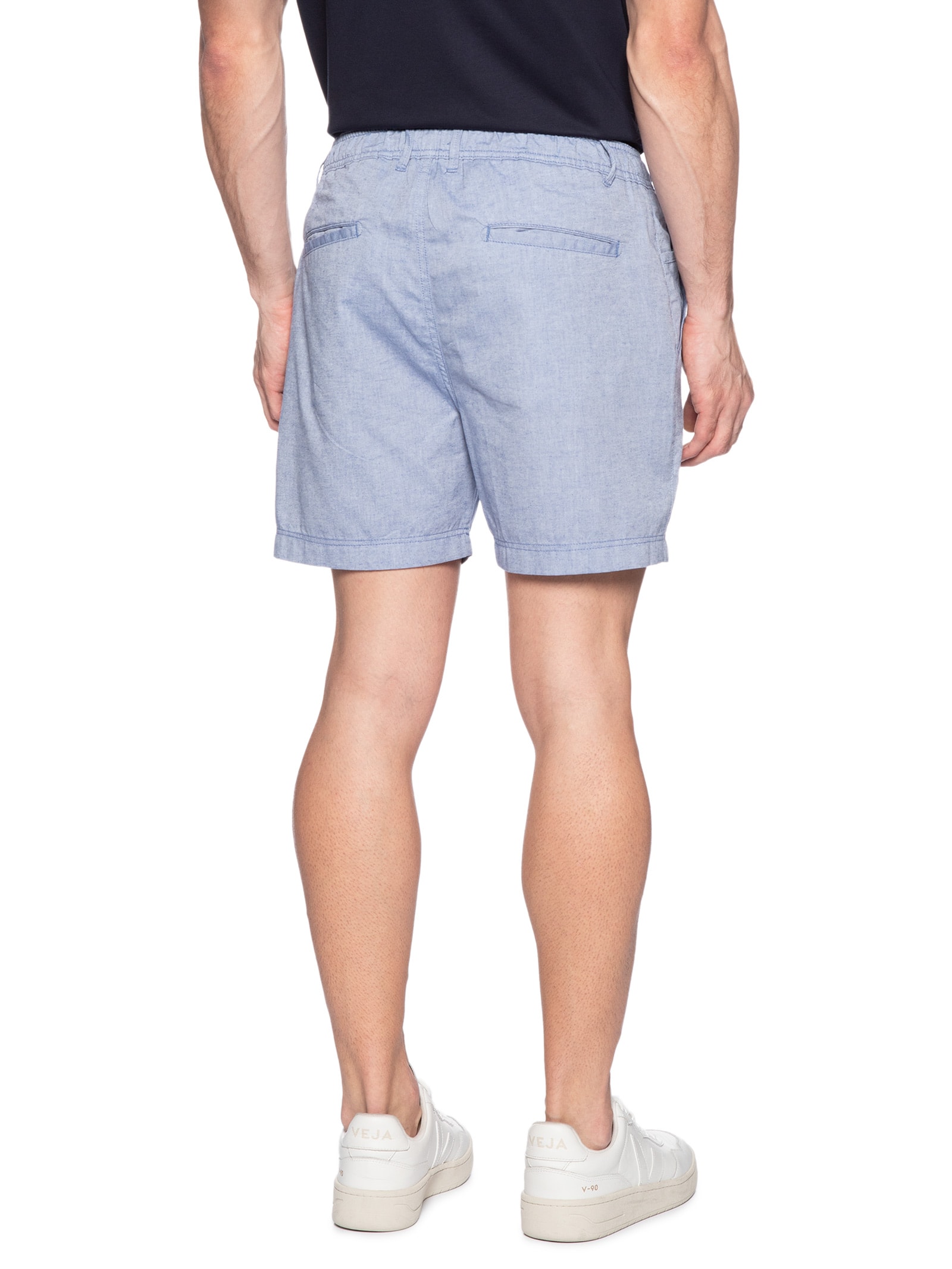 Bermuda Masculina Cós Elástico Azul '2 Essential