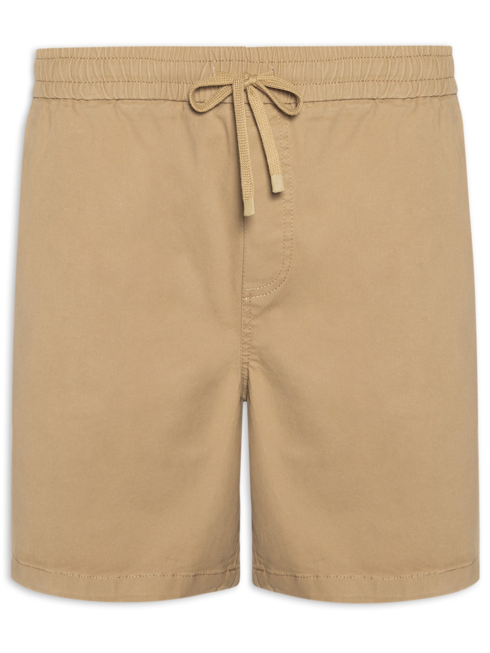 Bermuda Masculina Cós Elástico Bege '2 Essential