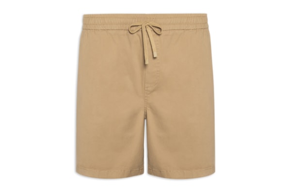 Bermuda Masculina Cós Elástico - Bege