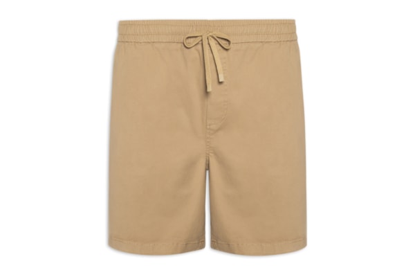 Bermuda Masculina Cós Elástico - Bege