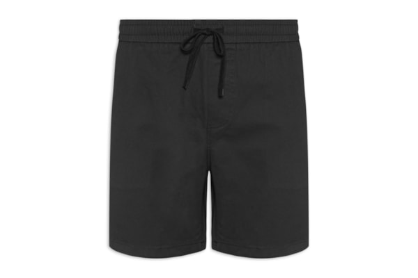 Bermuda Masculina Cós Elástico - Preto