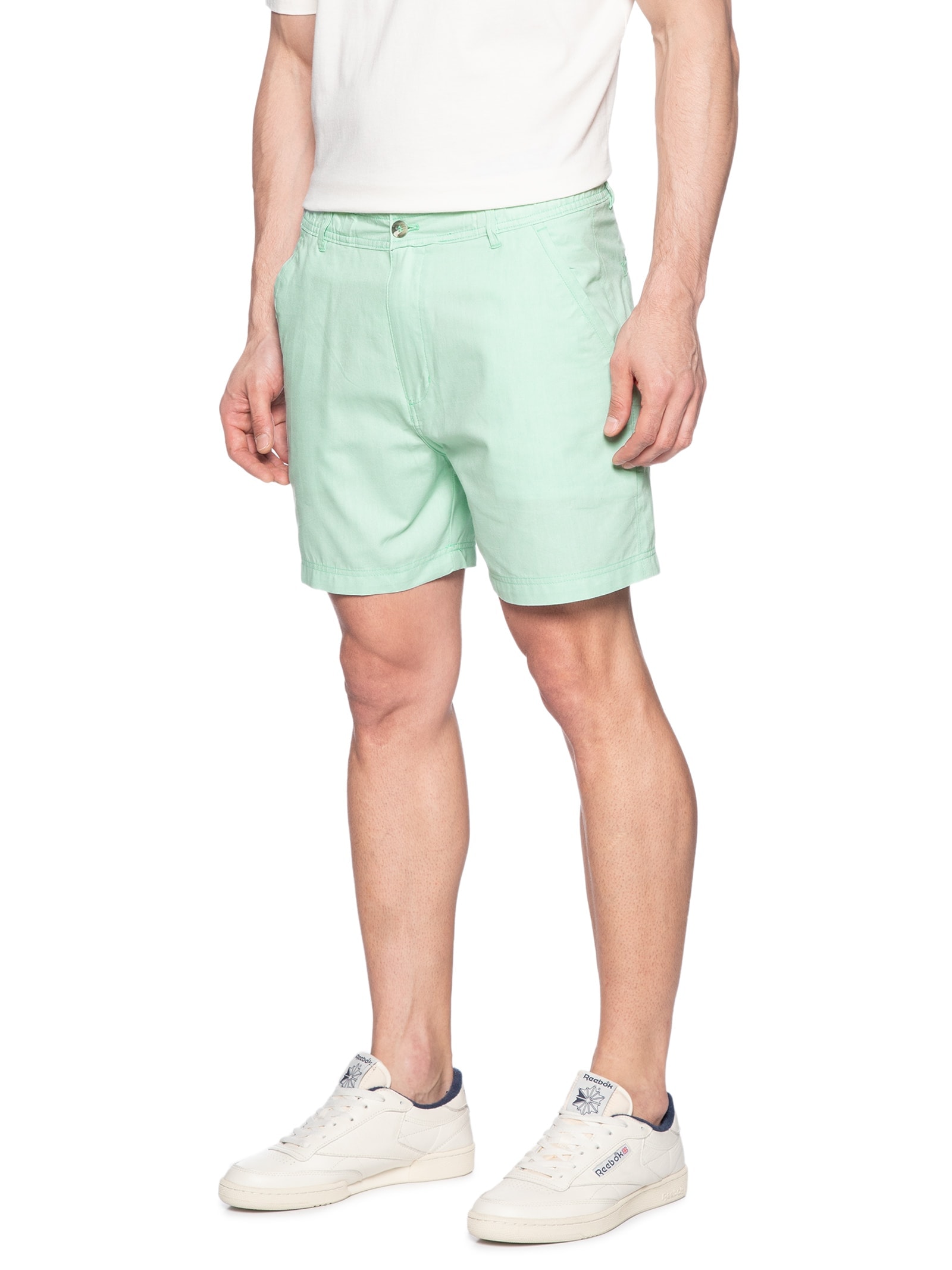 Bermuda Masculina Cós Elástico Verde '2 Essential