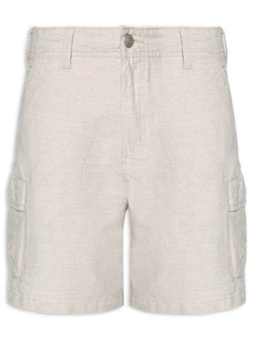 Bermuda Masculina Cristal Flow - Bege
