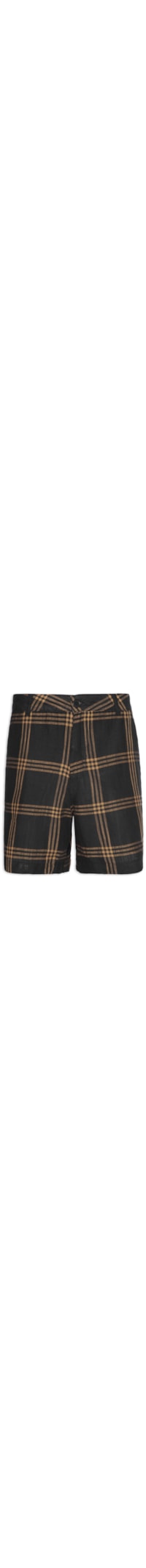 Bermuda Masculina Crossed Stripes - Preto