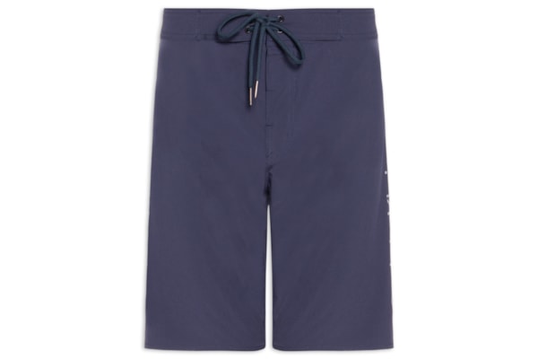 Bermuda Masculina D'Água Liso Micro Básica - Azul