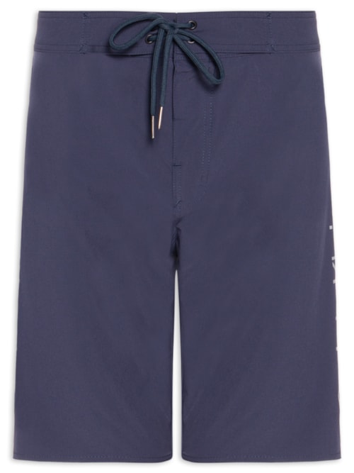 Bermuda Masculina D’Água Liso Micro Básica – Azul