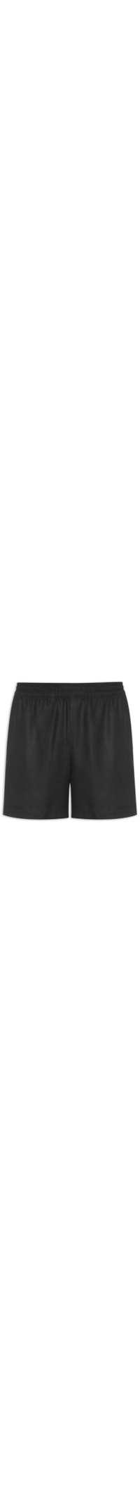 Bermuda Masculina De Linho Maré Cós De Elástico - Preto