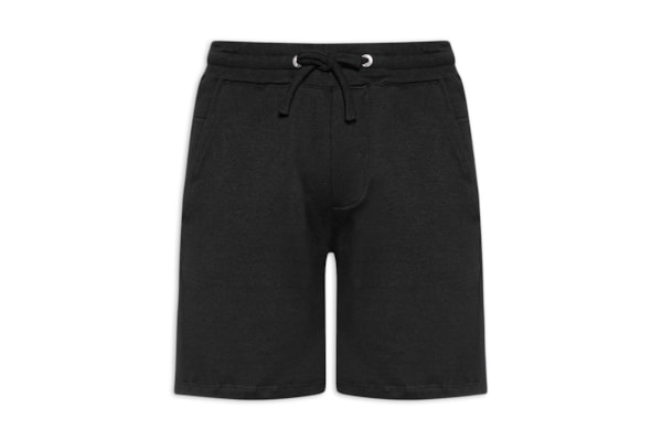 Bermuda Masculina De Moletom Aconcágua - Preto