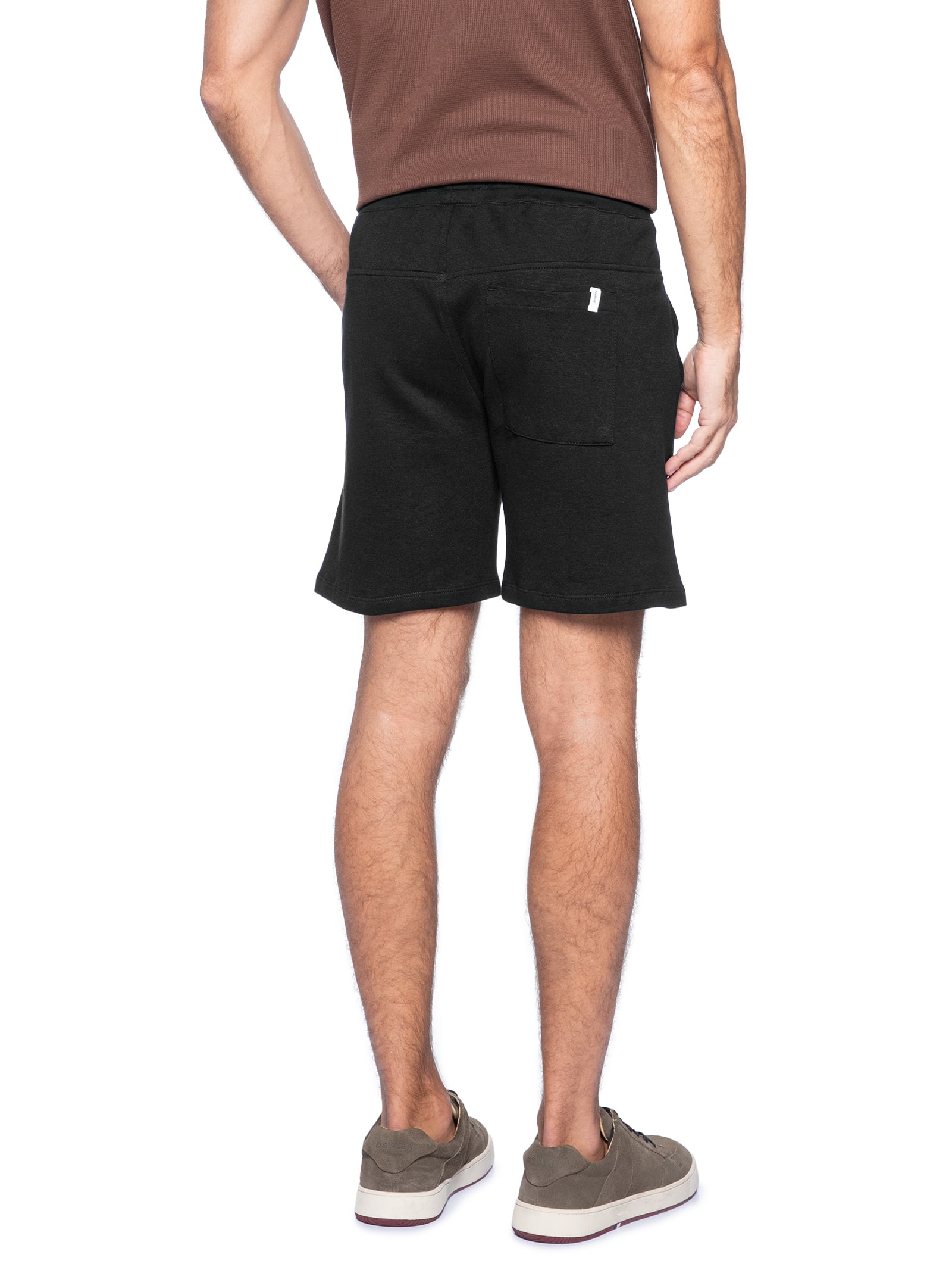 Bermuda Masculina De Moletom Aconcágua Preto Austral