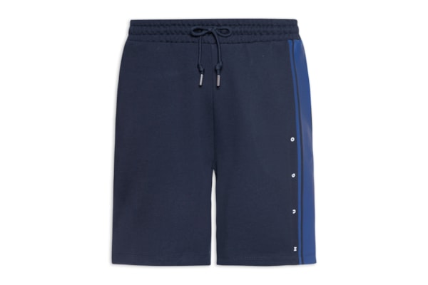 Bermuda Masculina de Moletom Demsishort - Azul