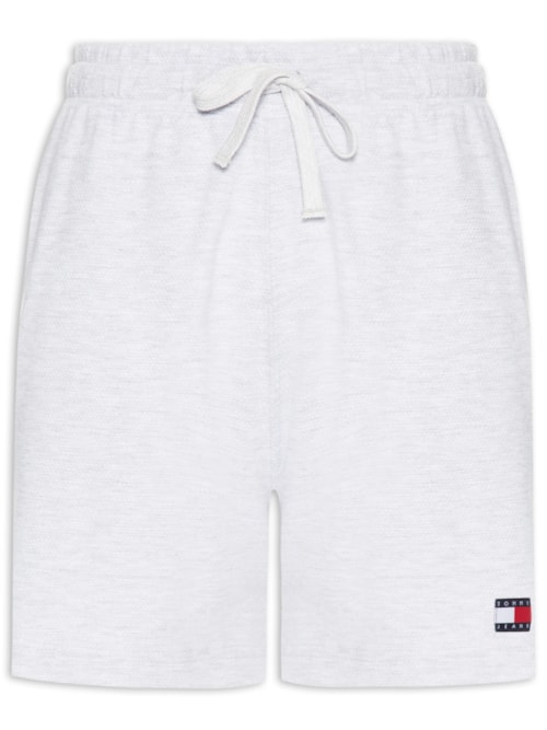 Bermuda Masculina de Moletom em Waffle – Cinza