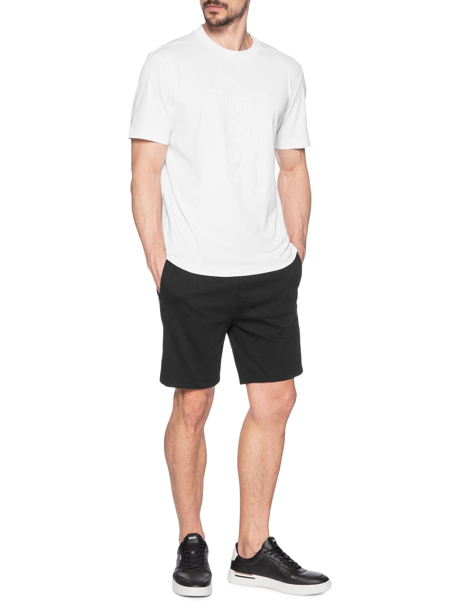 Bermuda Masculina De Moletom Sh Future Preto Boss