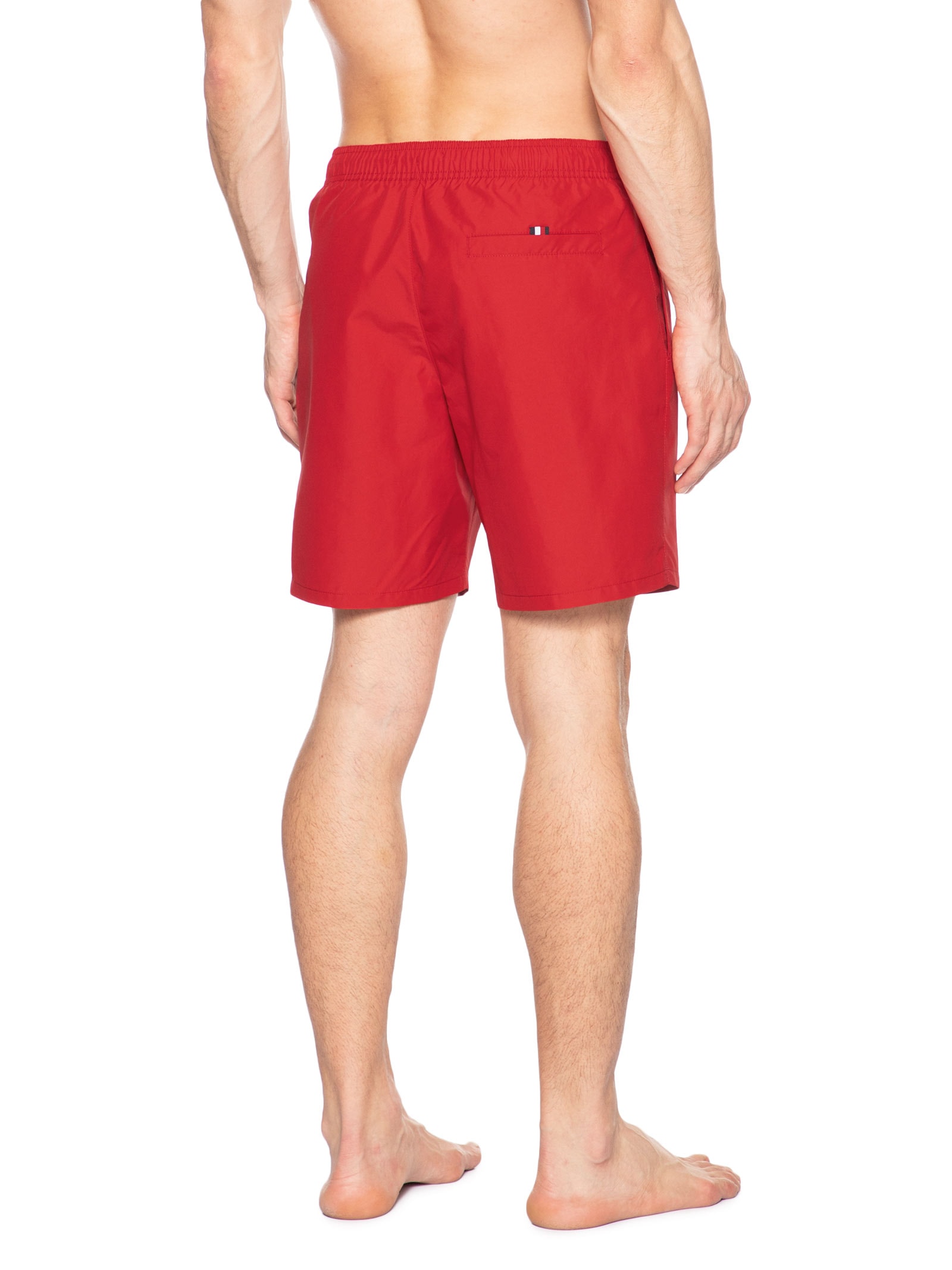 Bermuda Masculina De Praia Com Cordão Vermelho Tommy Hilfiger