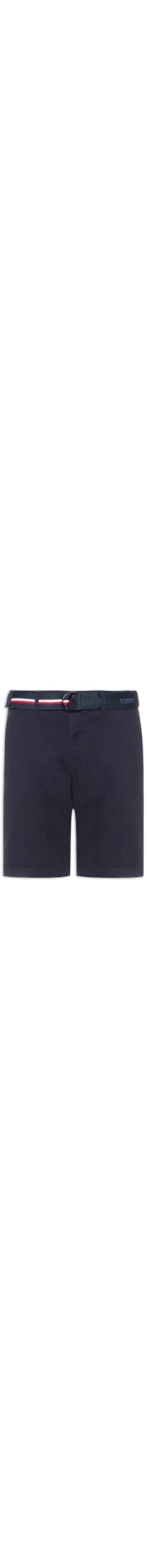 Bermuda Masculina De Sarja Brooklyn Belt - Azul