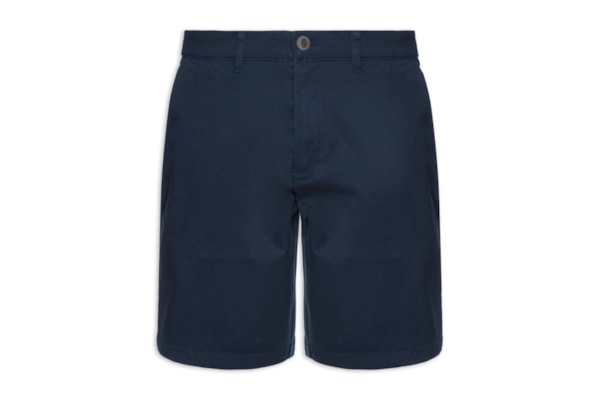 Bermuda Masculina De Sarja Clássica - Azul