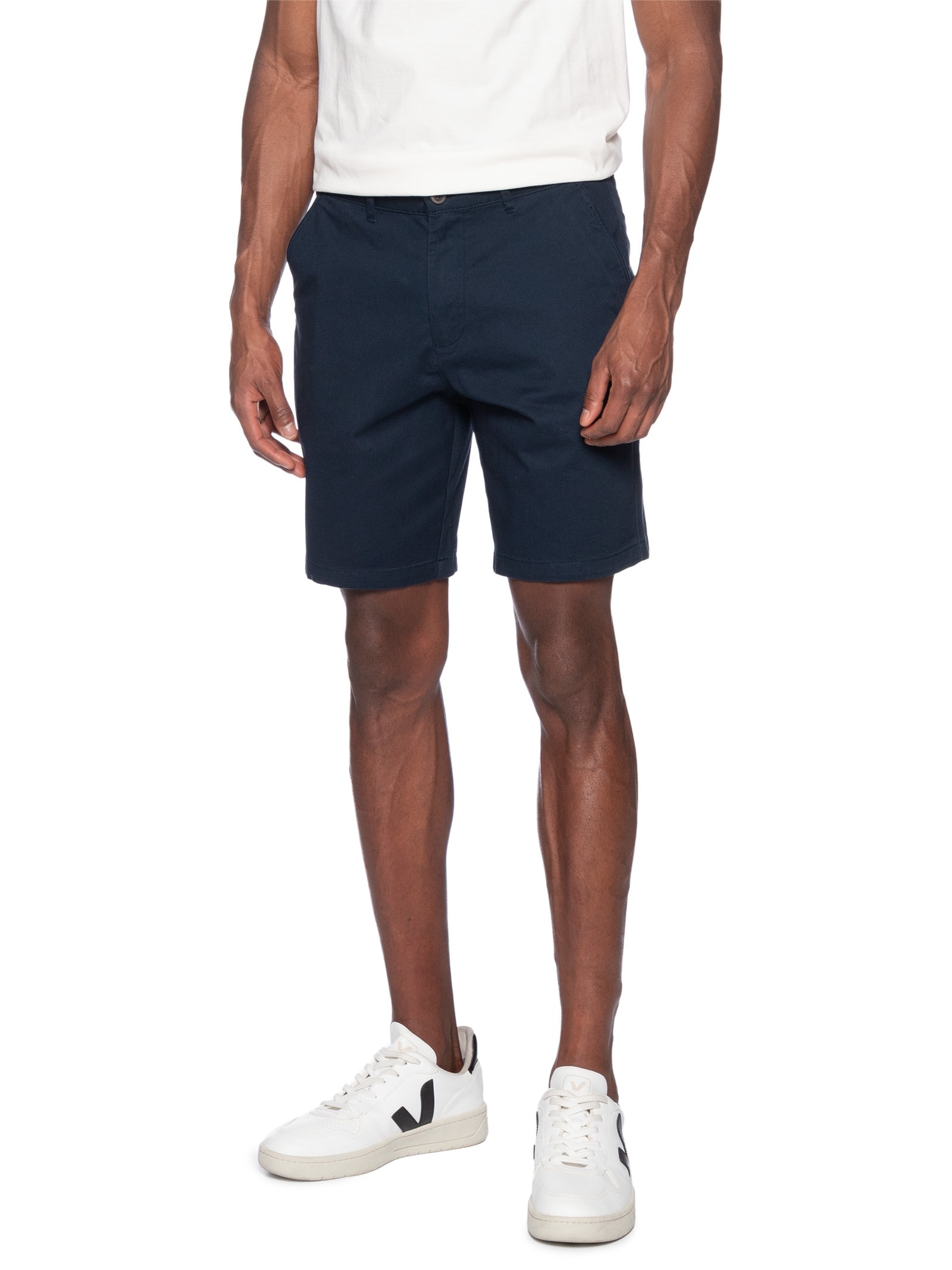 Bermuda Masculina De Sarja Clássica Azul Aramis