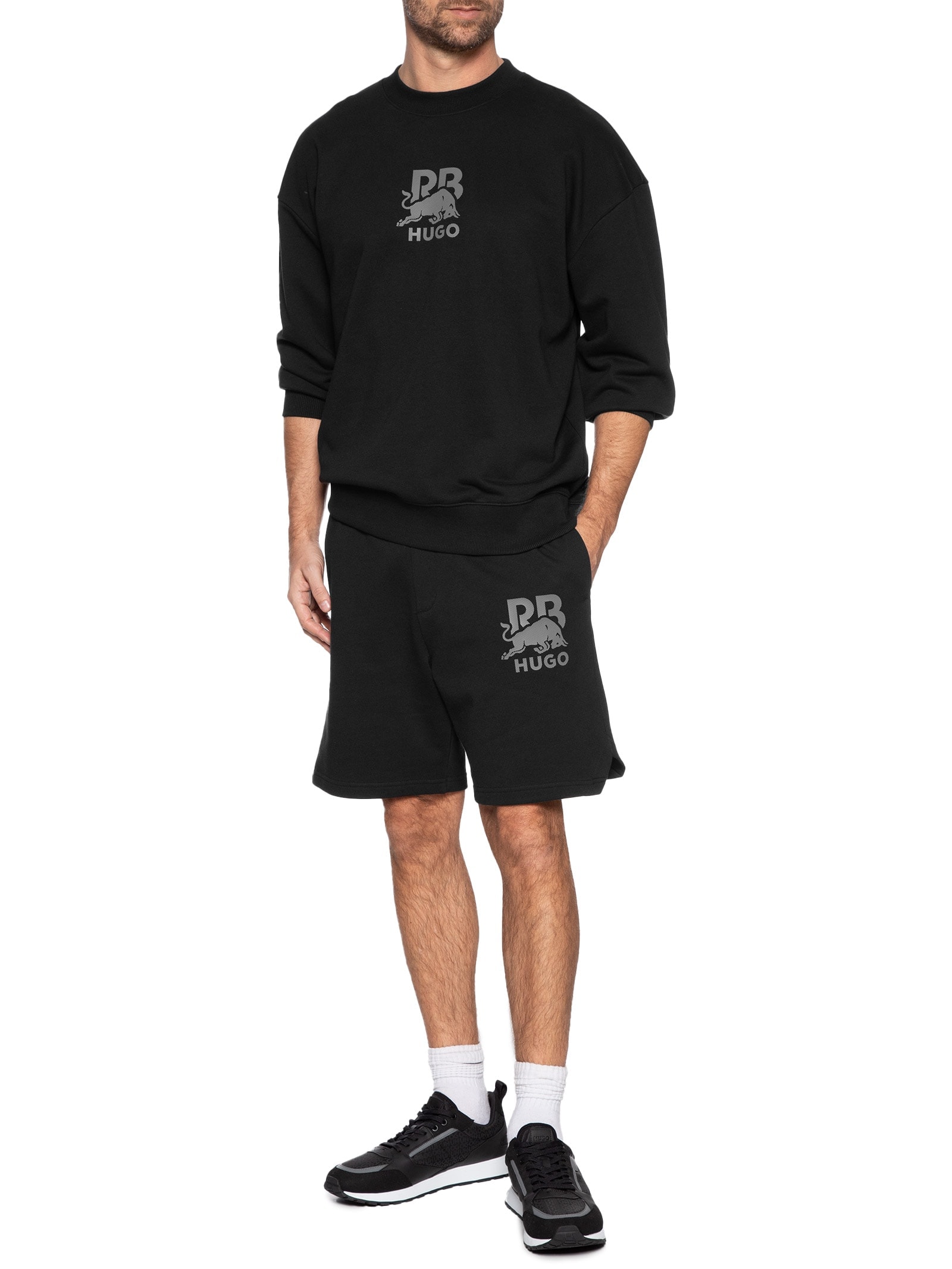 Bermuda Masculina Deswick Rb Preto Hugo