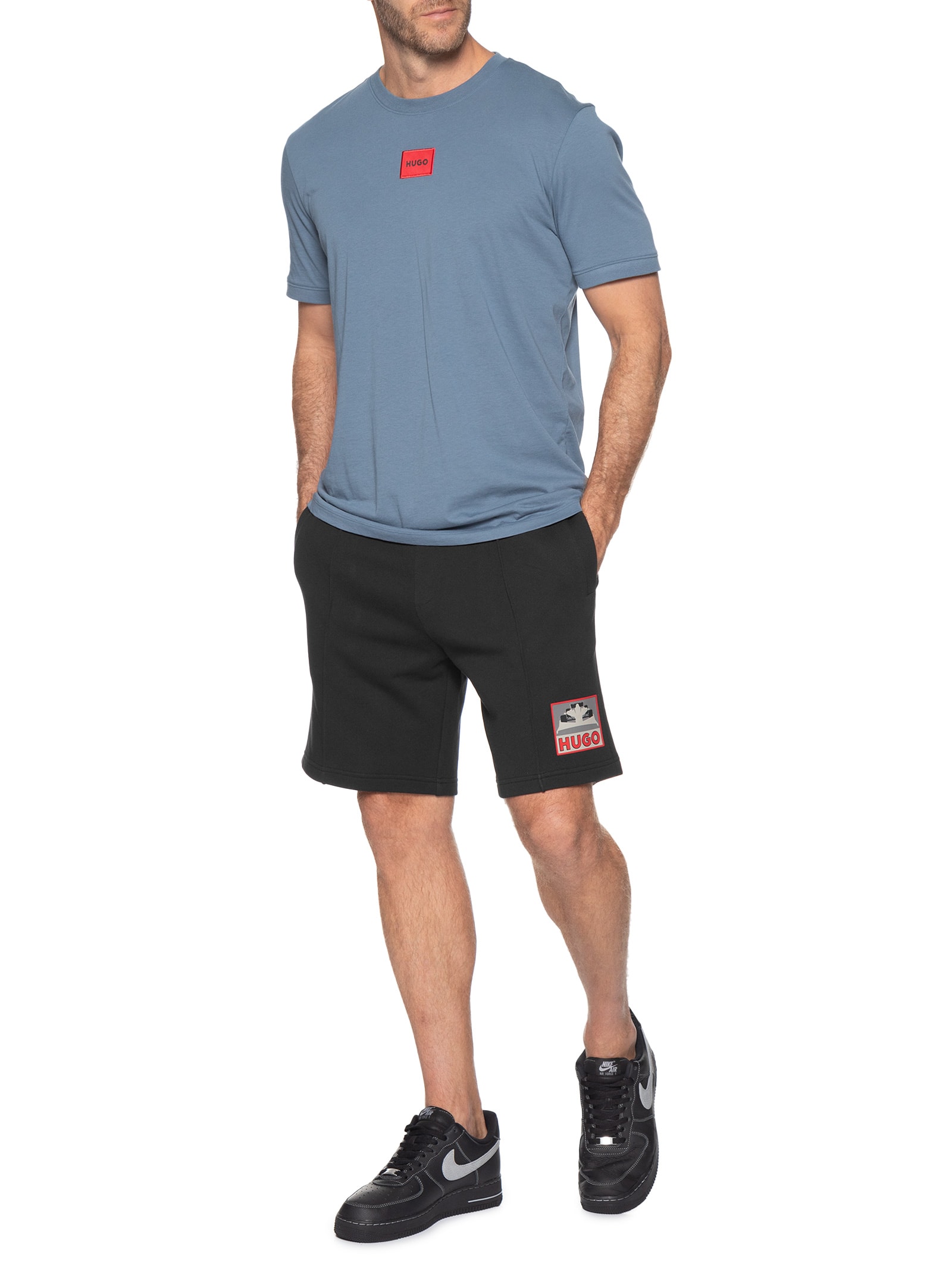 Bermuda Masculina Dexey Preto Hugo