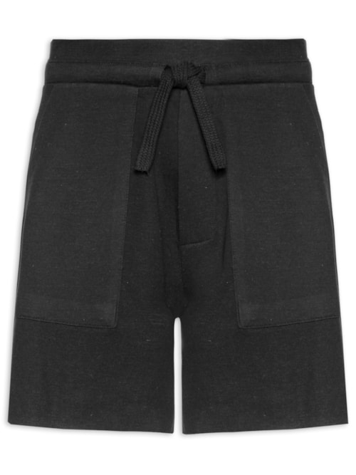 Bermuda Masculina Double Tunnel Juta - Preto