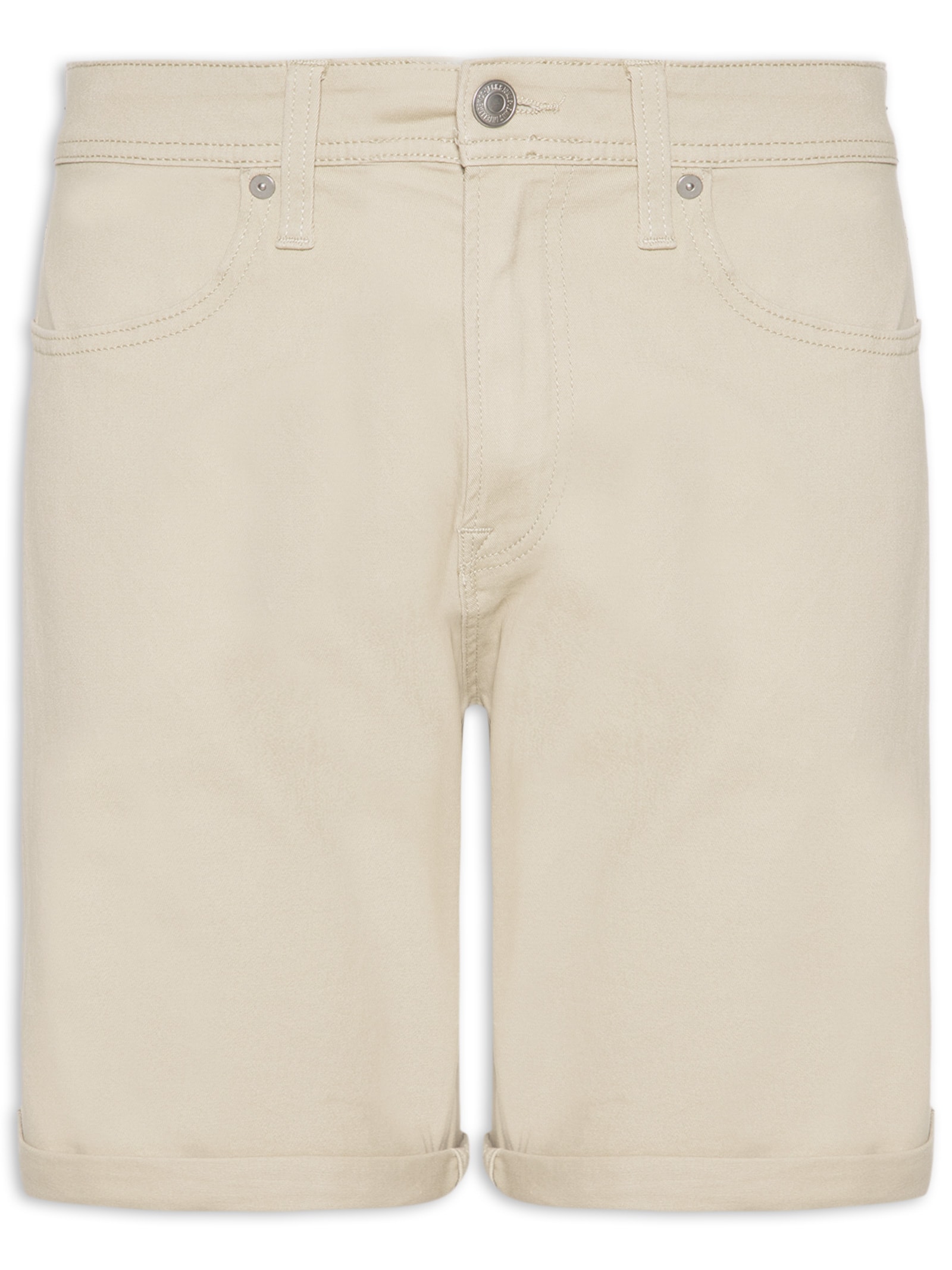 Bermuda Masculina Dylan Regular Fit Bege Jack & Jones