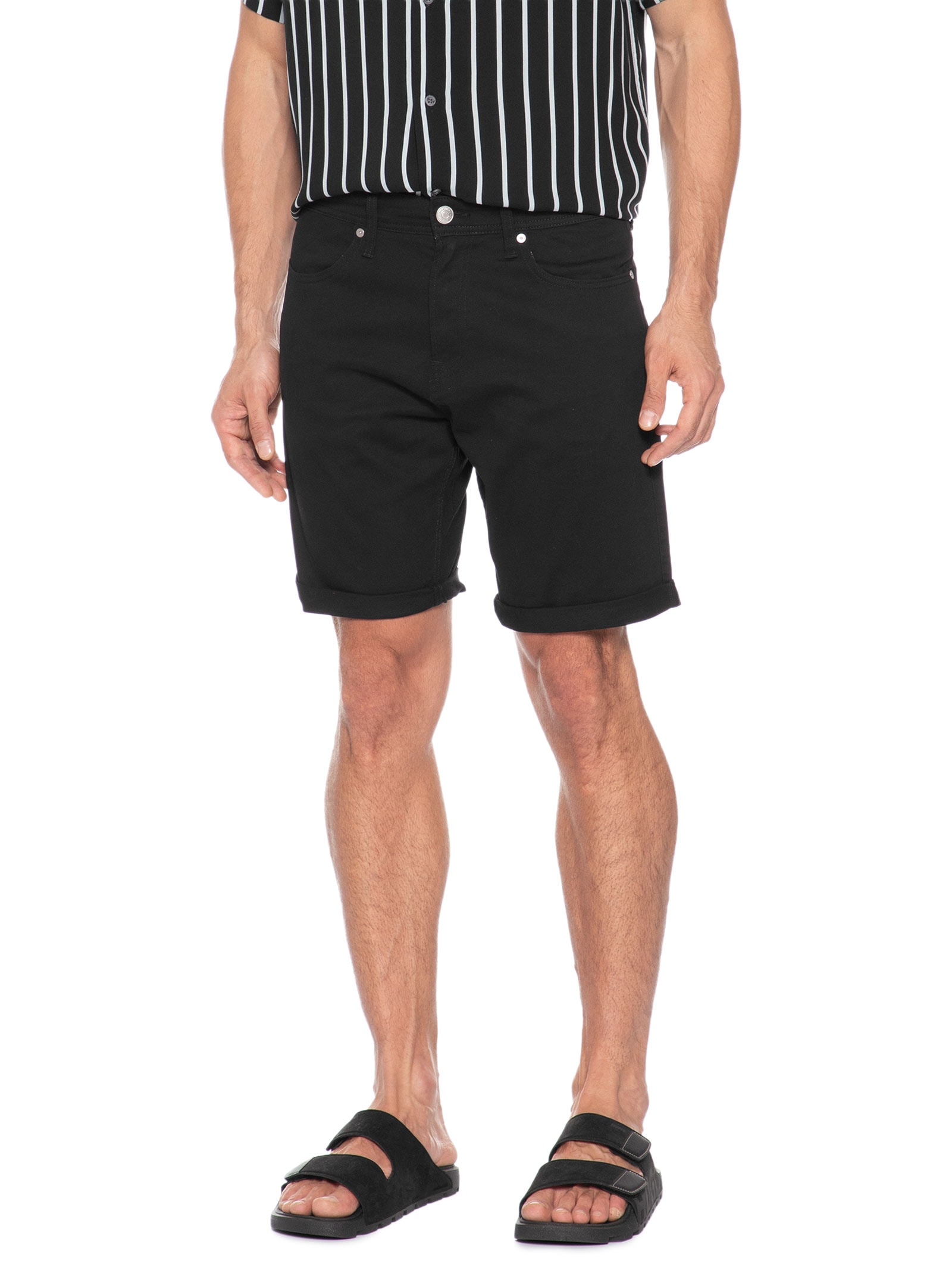 Bermuda Masculina Dylan Regular Fit Preto Jack & Jones