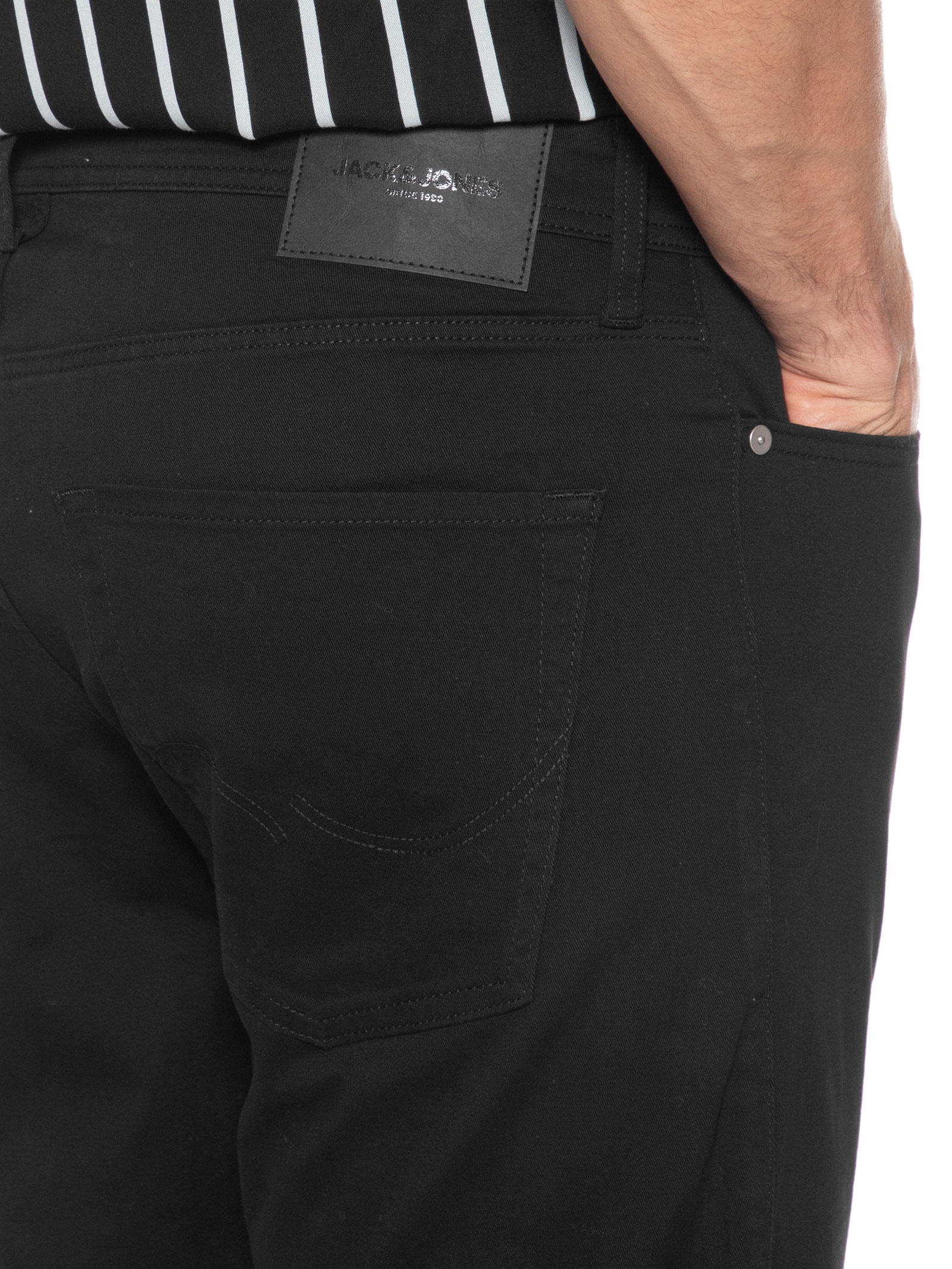 Bermuda Masculina Dylan Regular Fit Preto Jack & Jones