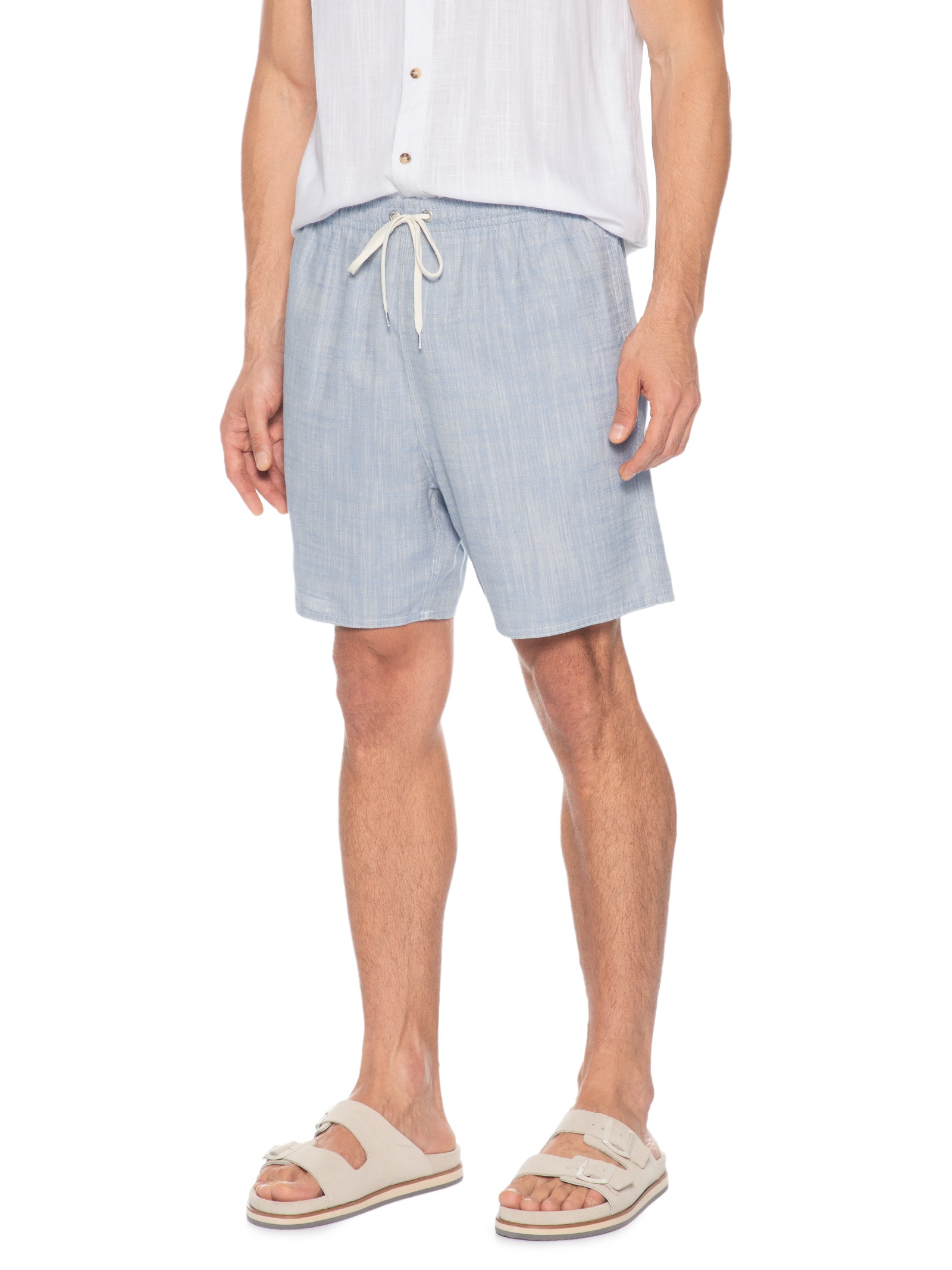 Bermuda Masculina Elástico Trancoso Azul Sergio K
