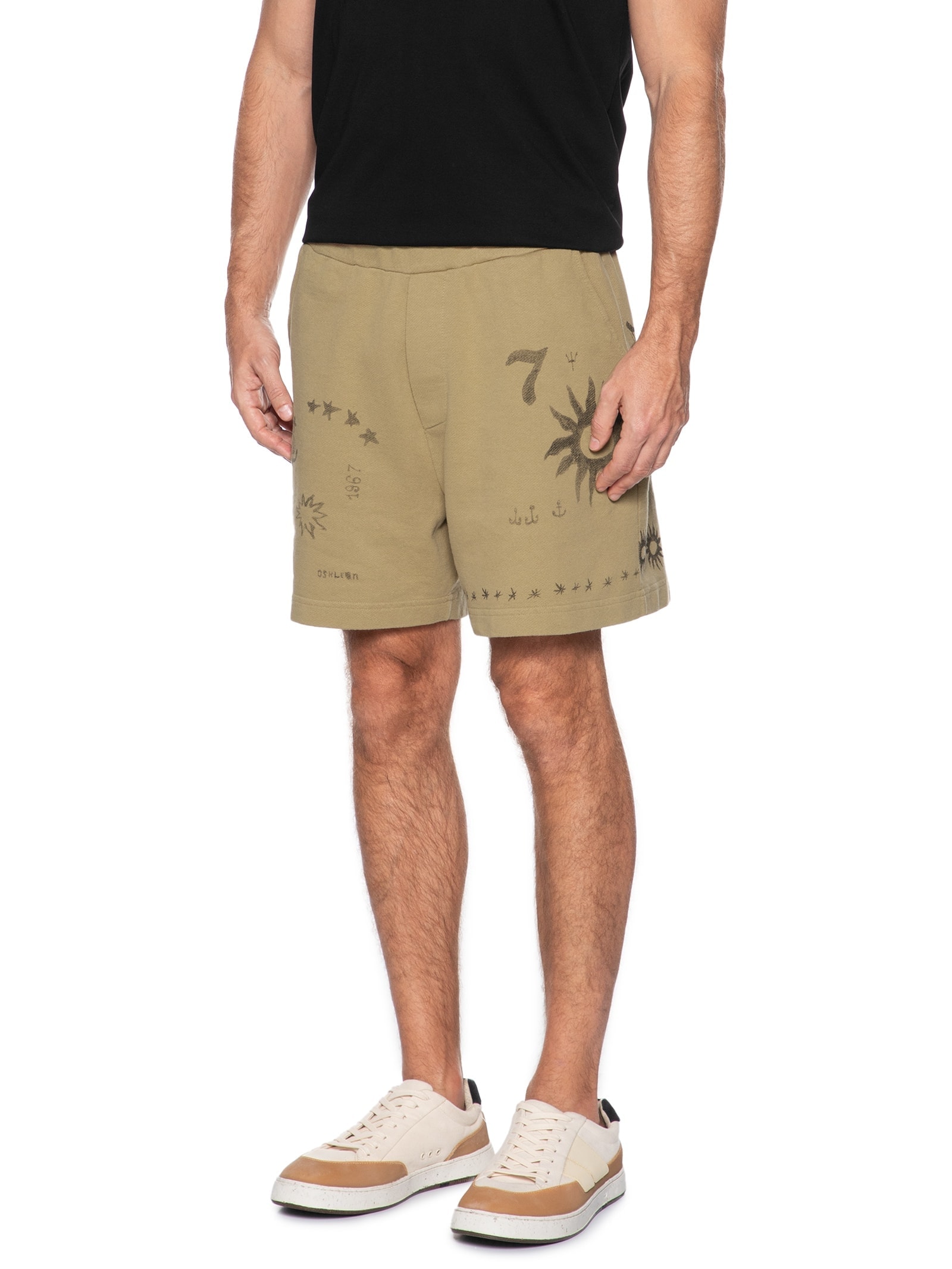 Bermuda Masculina Elementos Twill Marrom Osklen