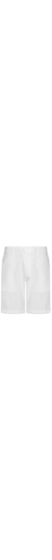 Bermuda Masculina Em Linho - Branco