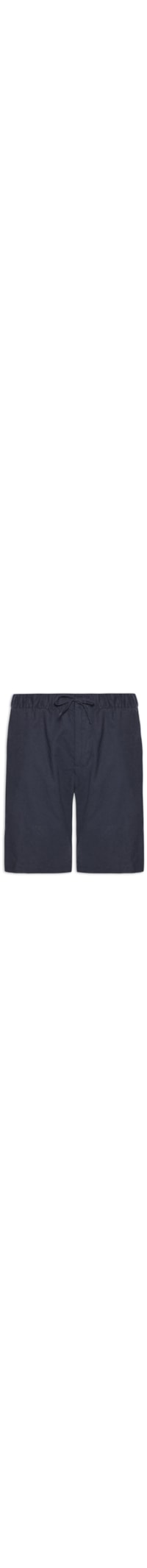Bermuda Masculina Em Linho Misto - Azul