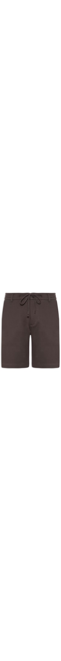 Bermuda Masculina em Malha Com Meio Elástico- Marrom