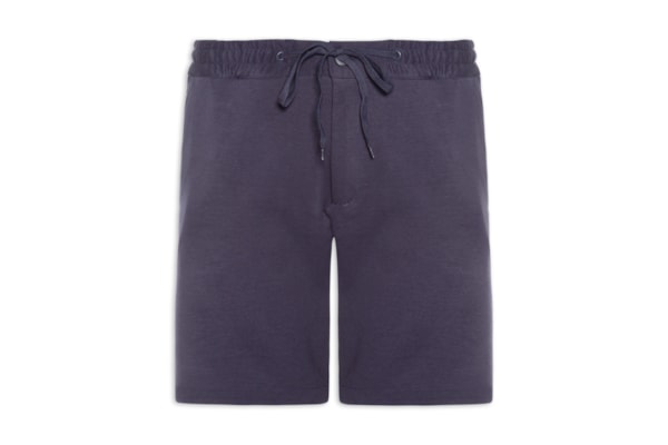 Bermuda Masculina Em Moletinho - Azul