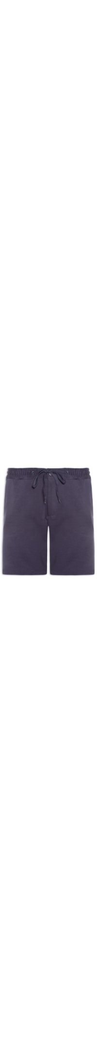 Bermuda Masculina Em Moletinho - Azul
