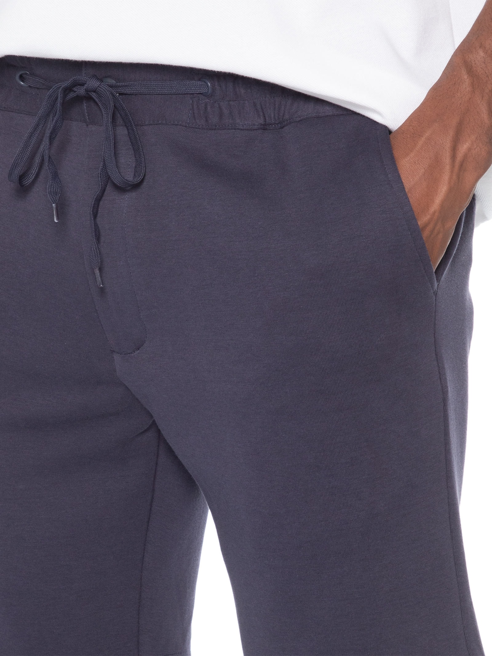 Bermuda Masculina Em Moletinho Azul '2 Essential