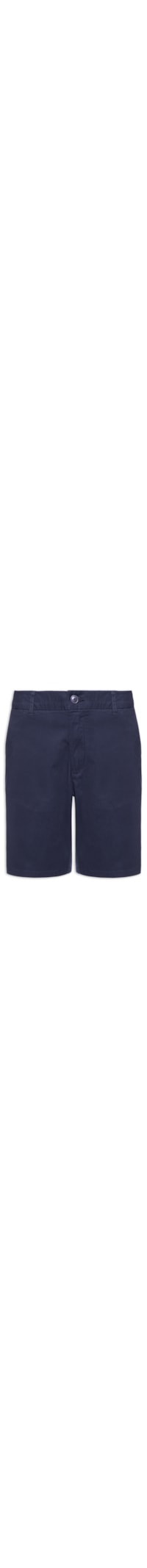Bermuda Masculina em Sarja Bolsa Faca – Azul