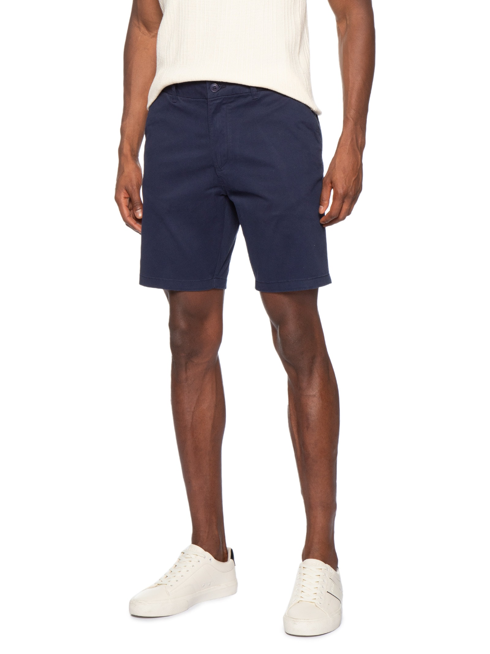 Bermuda Masculina em Sarja Bolsa Faca – Azul '2 Essential