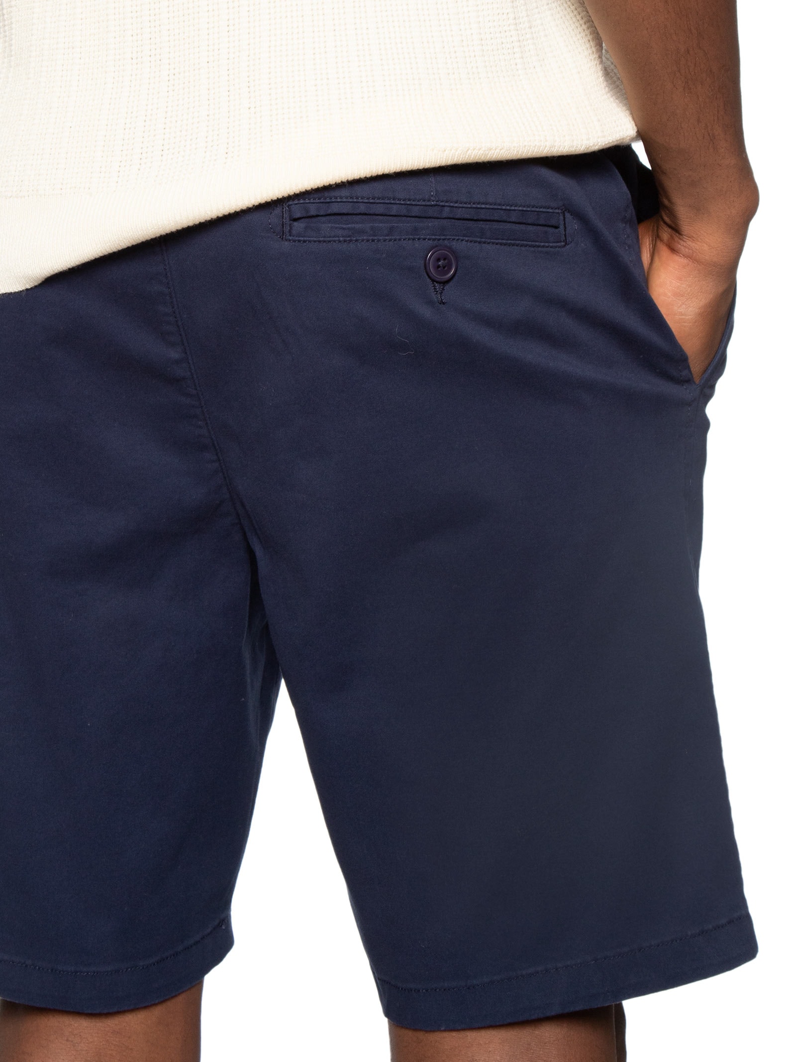 Bermuda Masculina em Sarja Bolsa Faca – Azul '2 Essential