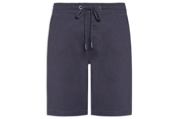 Bermuda Masculina Em Sarja Color - Azul