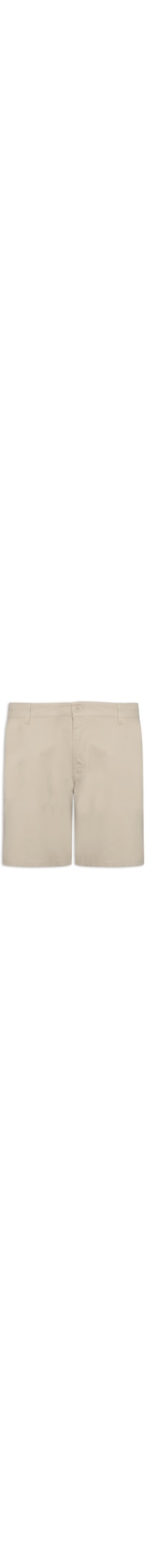 Bermuda Masculina Em Sarja Color - Bege