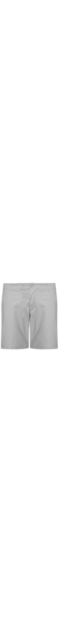 Bermuda Masculina Em Sarja Color - Cinza